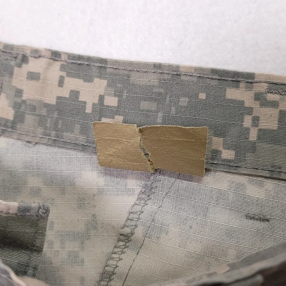 US Army ACU Digital Camo Cargo‎ Pants Medium Regular Ripstop Trousers 34x31